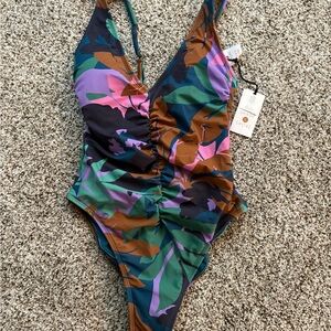 Shade & Shore Multicolor One Piece Swimsuit